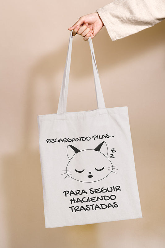 Totebag Gatibolsos: Recargando pilas