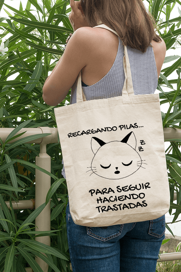 Totebag Gatibolsos: Recargando pilas